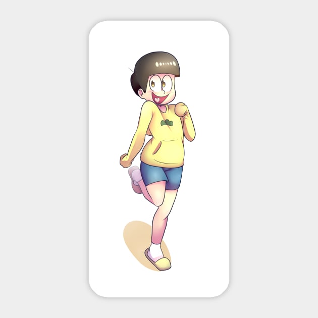 Jyushimatsu (Osomatsu-san) Sticker by PinklemonAID